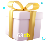 Receba seus bônus de boas-vindas no 68db